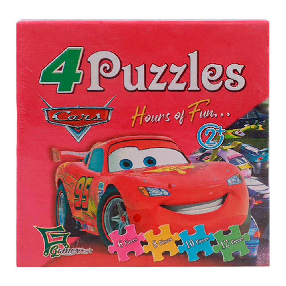 Gamex Cart 4 Puzzle Cars - 8511