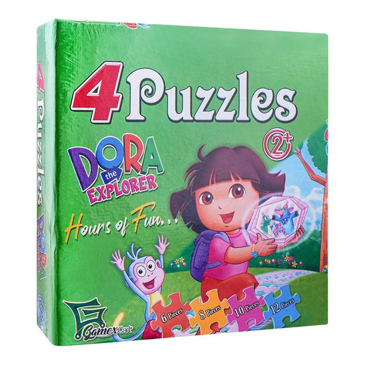 Gamex Cart 4 Puzzle Dora The Explorer - 8505 Madina Gift