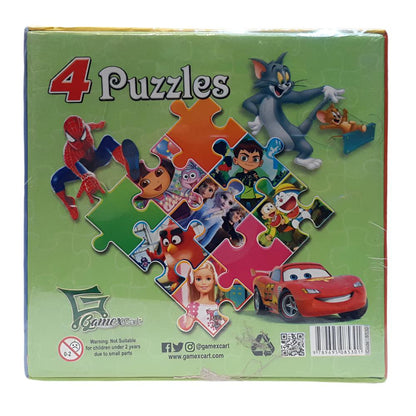 Gamex Cart 4 Puzzle Mix Cartoons