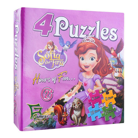 Gamex Cart 4 Puzzle Sofia The First - 8518 Madina Gift