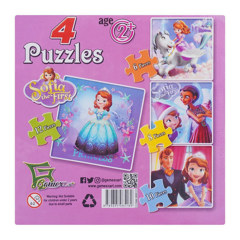 Gamex Cart 4 Puzzle Sofia The First - 8518