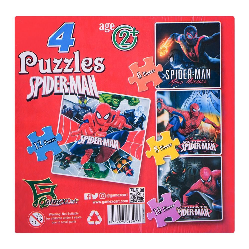 Gamex Cart 4 Puzzle Spider-Man - 8507