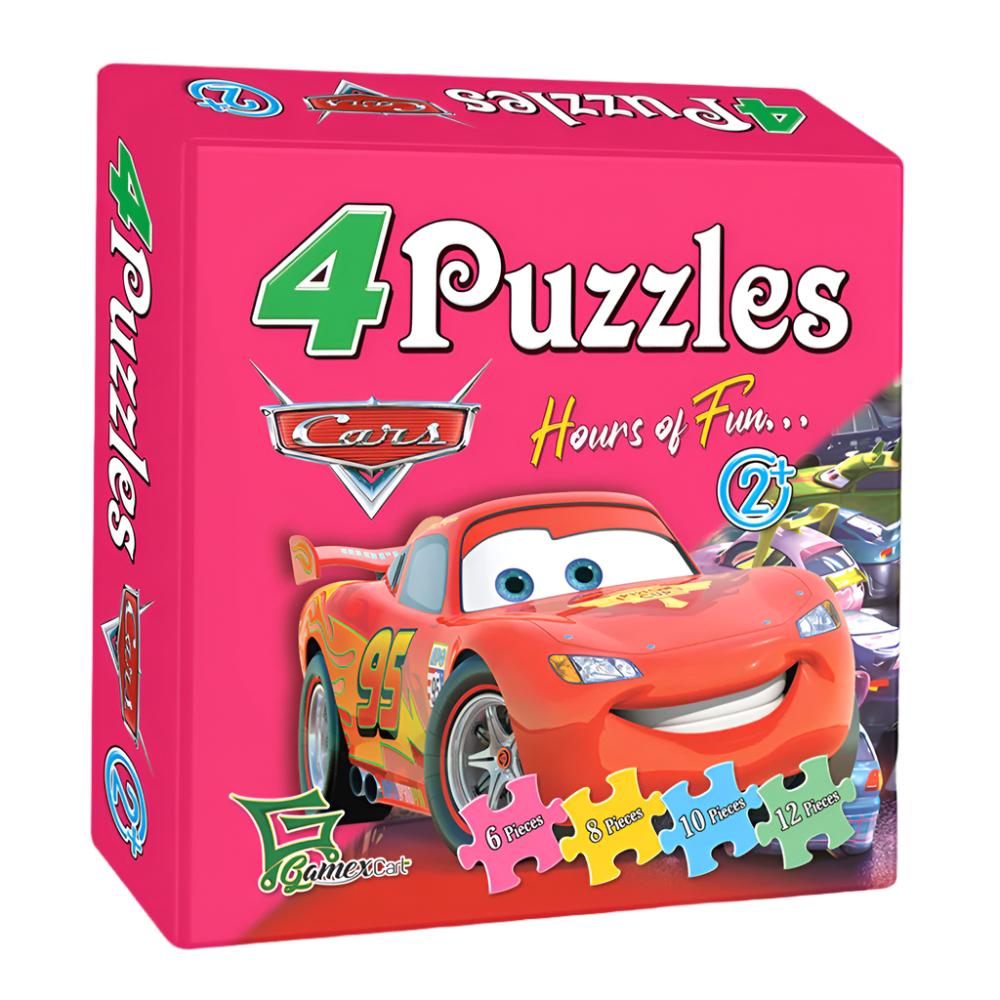 Gamex Cart 4 Puzzle Cars - 8511 Madina Gift