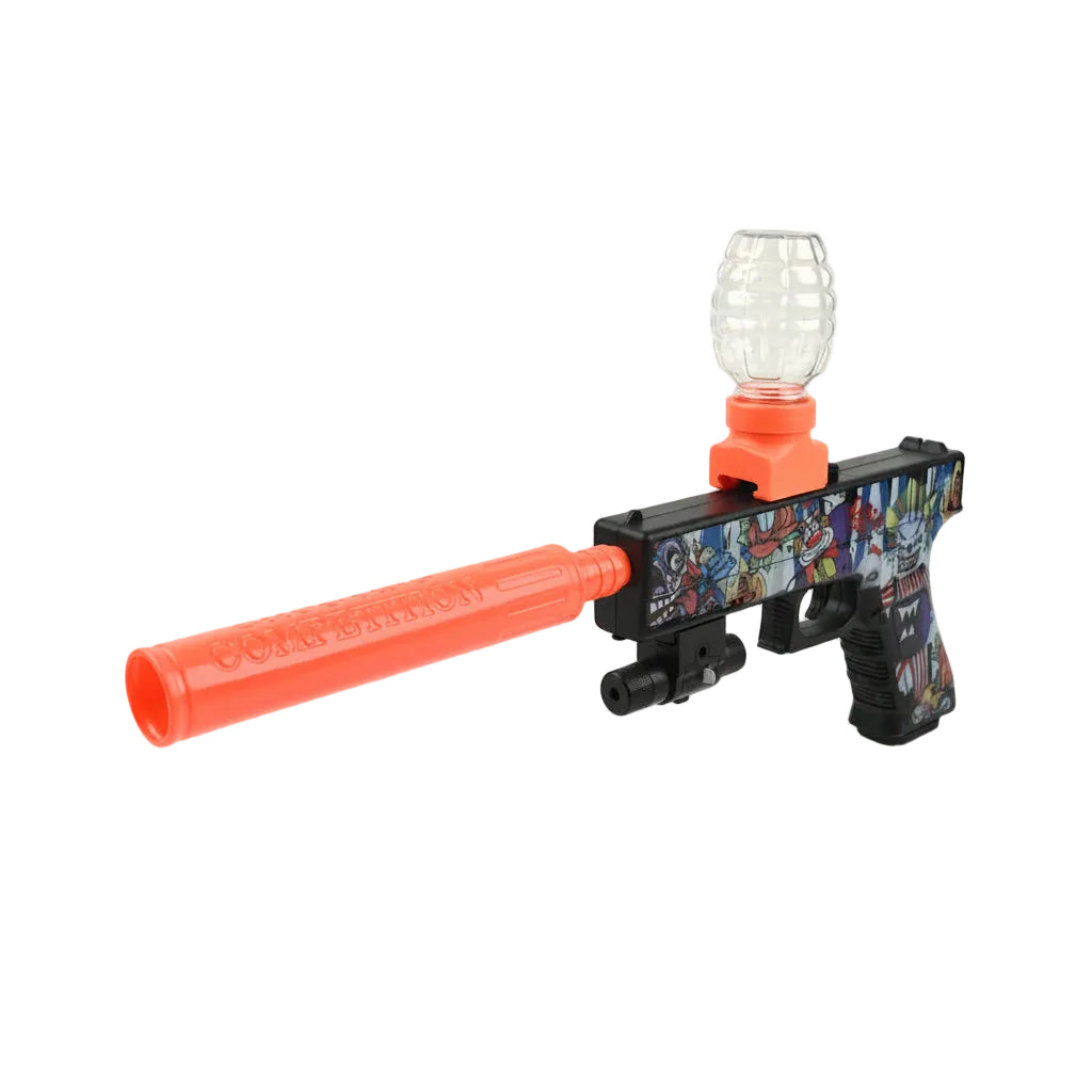 Glock 102VJ Pistol Automatic Water Bomb & Soft Bullet Blaster Gun Online in Pakistan Madina Gift