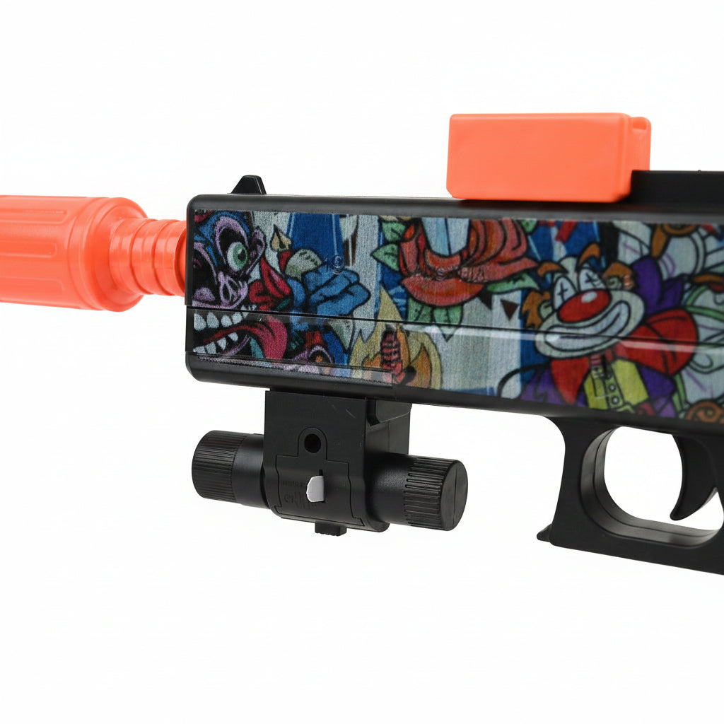 Glock 102VJ Pistol Automatic Water Bomb & Soft Bullet Blaster Gun Online in Pakistan Madina Gift