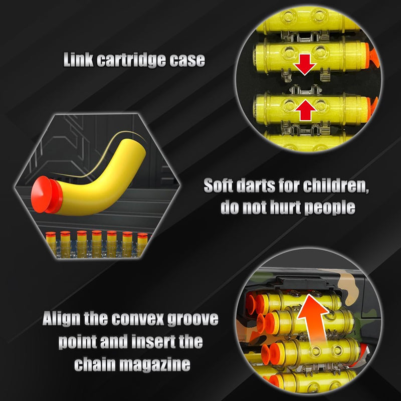 MEHGZHI TOYS 802B Glock Toy Gun Manual & Automatic Continuous Soft Bullet Throwing Gun MADINA GIFT