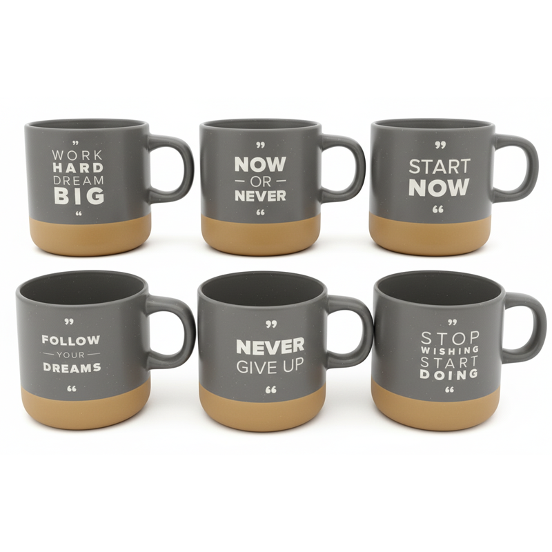 Gray Motivational Quotes Ceramic Mug Online in Karachi Pakistan Madina Gift