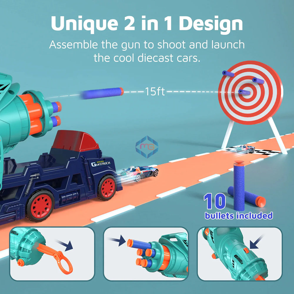 Creative Cars with Gatling Foam Gun - K179A - Madina Gift