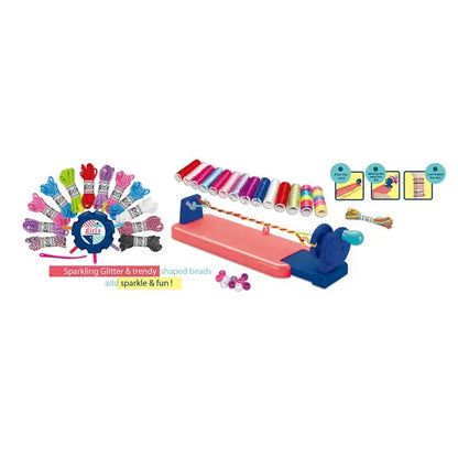 DIY Plastic Handy Fashion Hair Beader Girls Toy Set MBK-205K - Madina Gift