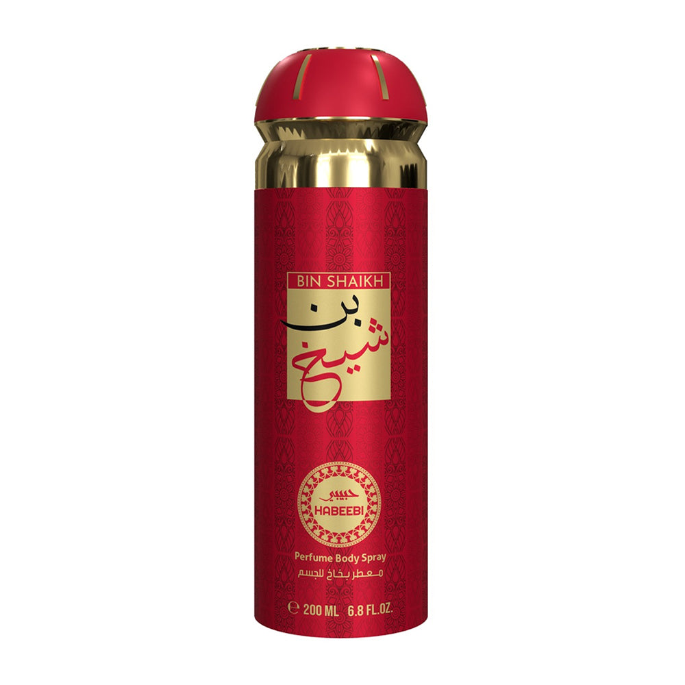 Habeebi's Bin Shaikh 200 ML Unisex Body Spray Madina Gift