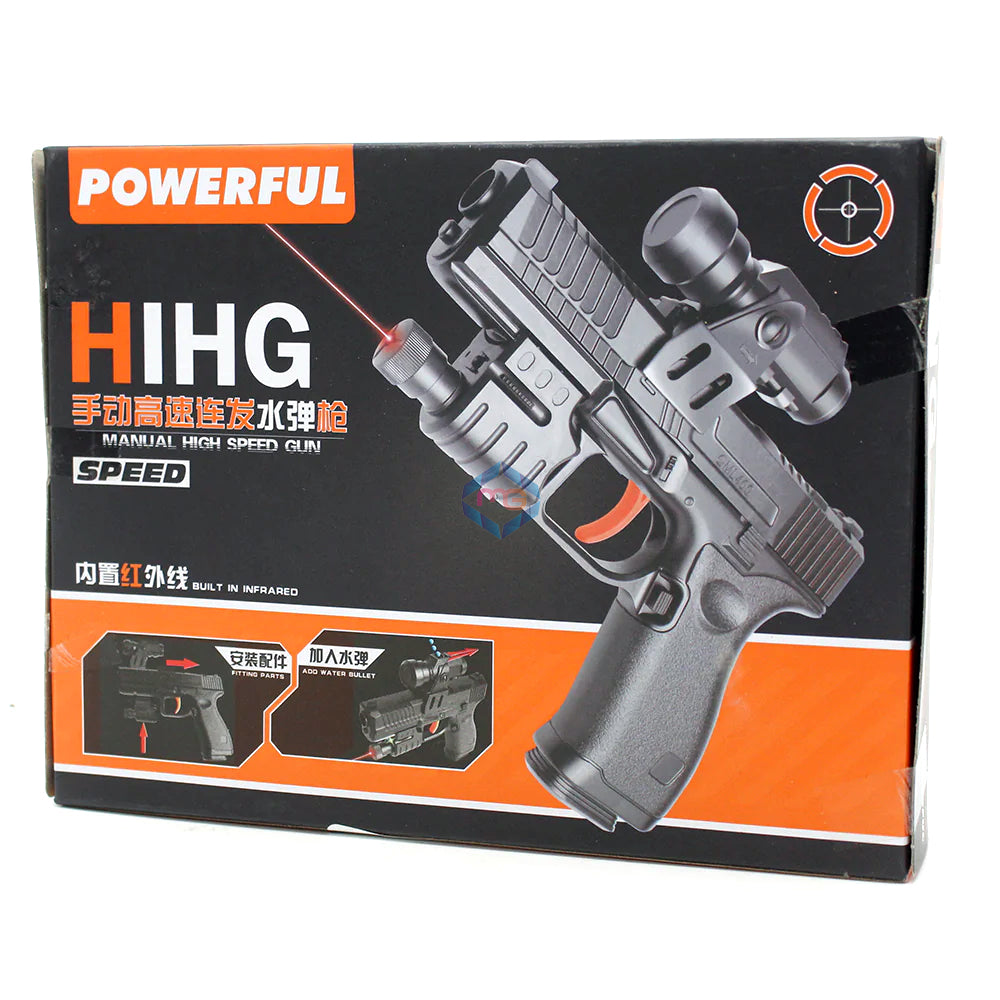 HIHG Powerful Soft Bullet Laser Gun for Kids - 400-2 - Madina Gift