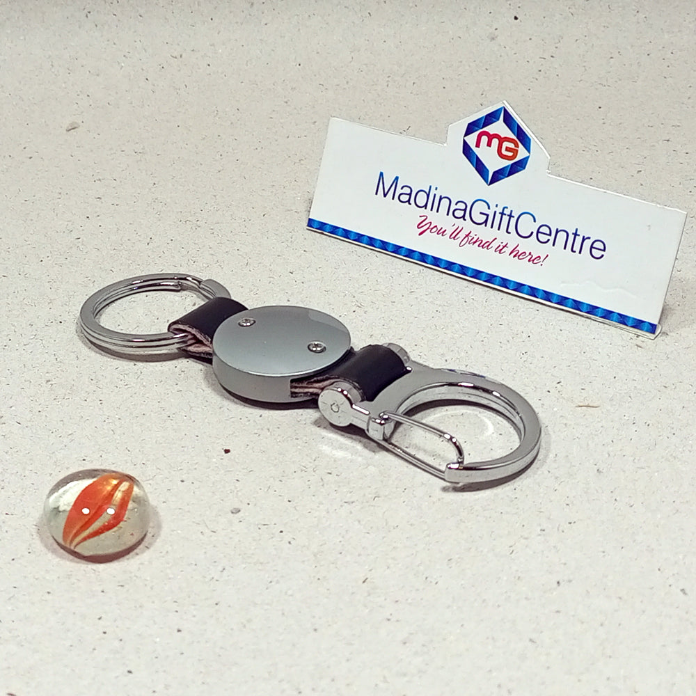 HYUNDAI Leather Keychain with Hook Madina Gift