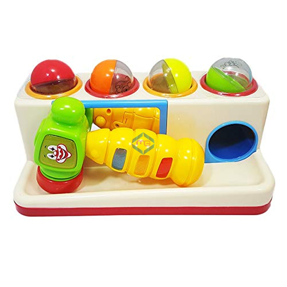 Hammer Ball Table Hit Ball - Music & Light Educational Game Play Set - 332 - Madina Gift