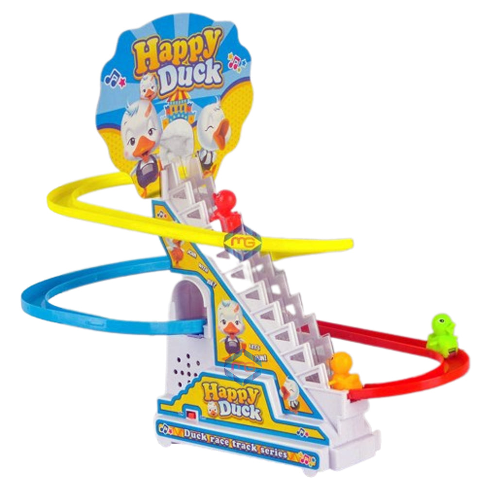 Happy Duck Race Track with Flashing Lights and Music - 6163 - Madina Gift