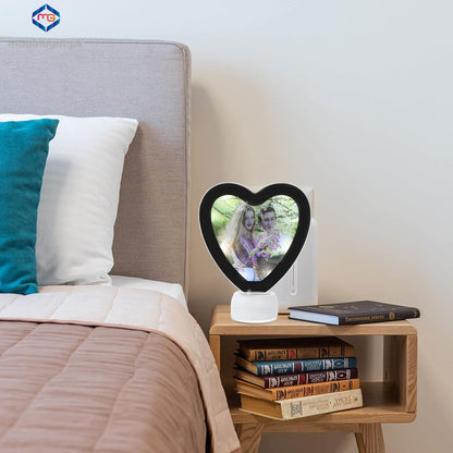 3d Heart Magic Mirror Picture Frame - Madina Gift