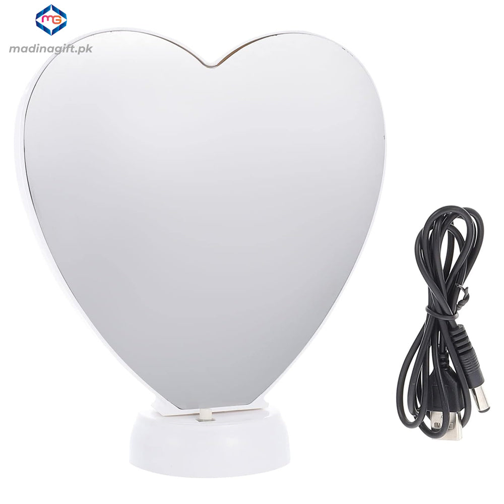 3d Heart Magic Mirror Picture Frame - Madina Gift