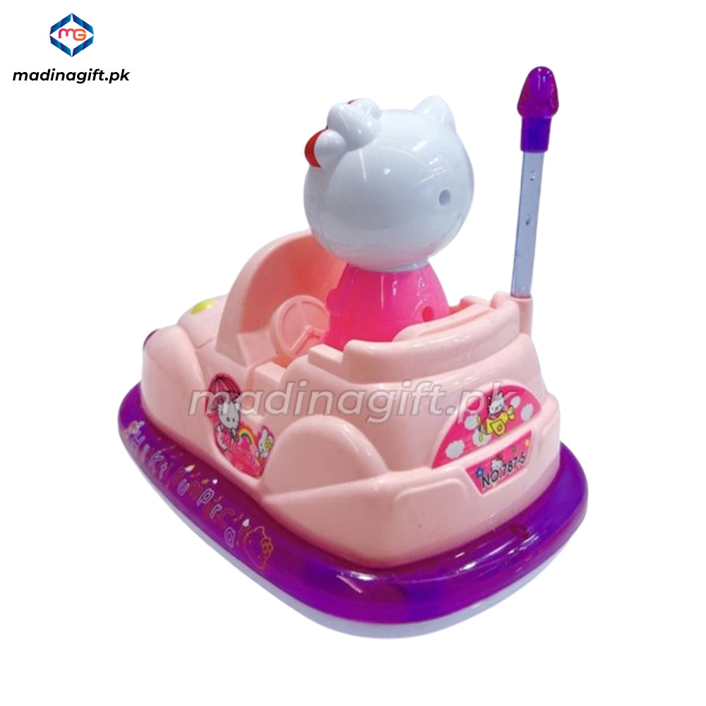 Hello Kitty Bump & Go Musical Toy Car - 787-5 - Madina Gift 