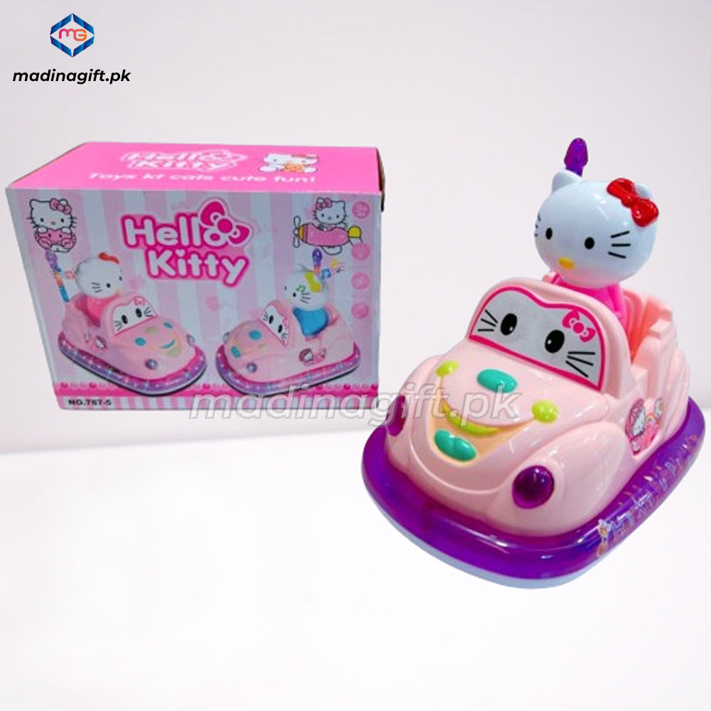 Hello Kitty Bump & Go Musical Toy Car - 787-5 - Madina Gift 