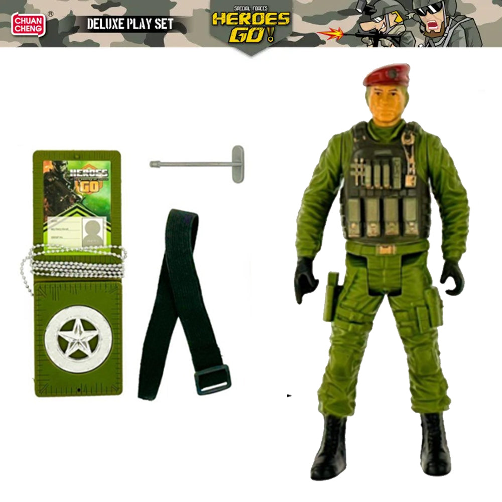 Heroes Go! Special Forces Action Figure & Tactical Claw Set 11004 Online in Karachi Pakistan Madina Gift