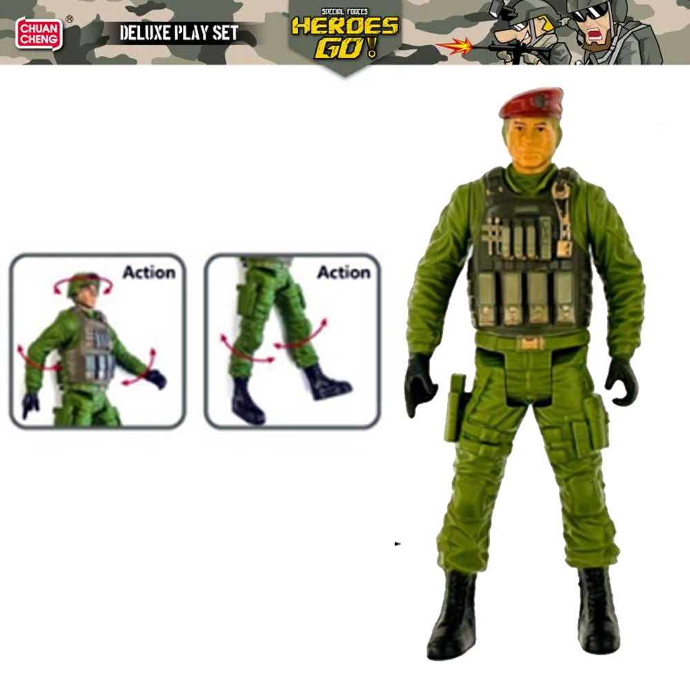 Heroes Go! Special Forces Action Figure & Tactical Claw Set 11004 Online in Karachi Pakistan Madina Gift