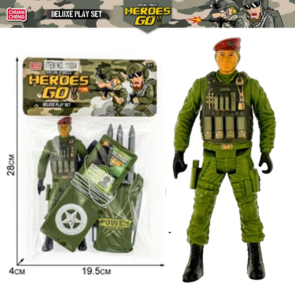 Heroes Go! Special Forces Action Figure & Tactical Claw Set 11004 Online in Karachi Pakistan Madina Gift