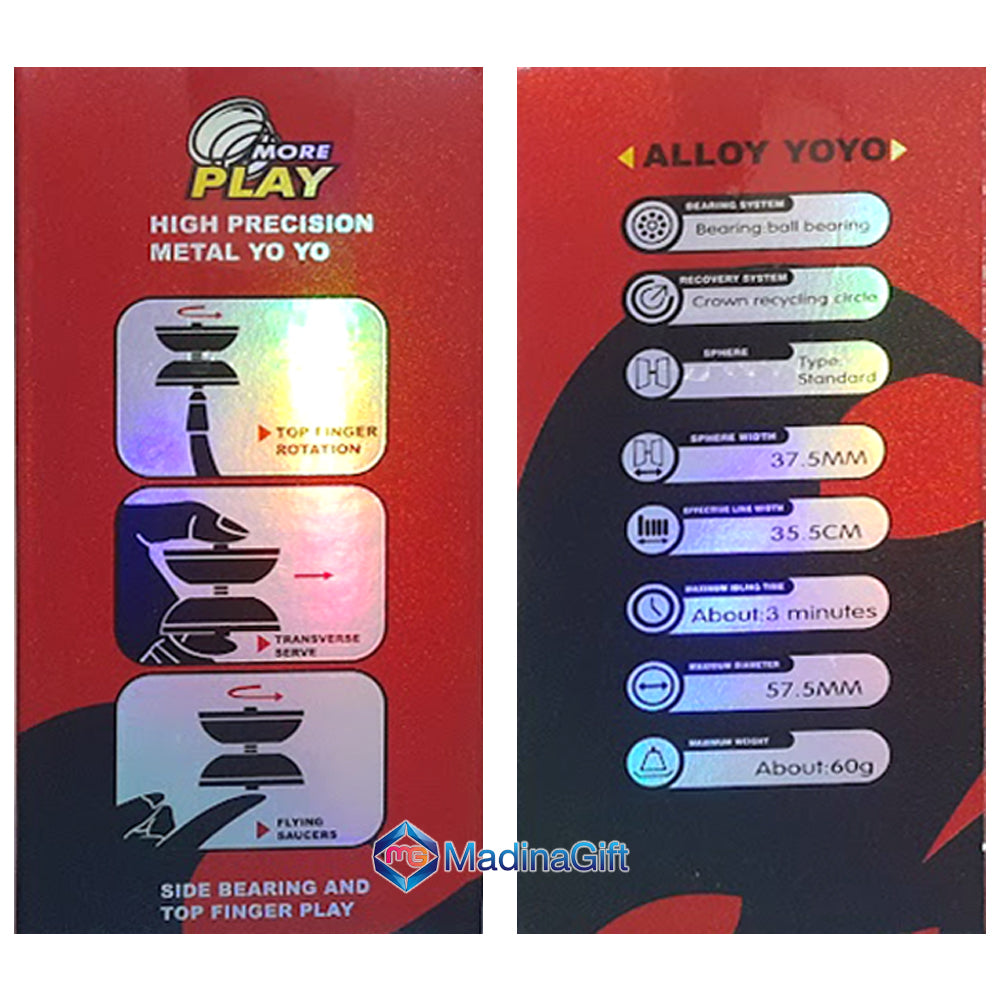 High Precision Super Alloy YoYo For Kids & Adults Online in Karachi Pakistan Madina Gift Babar Market Landhi 