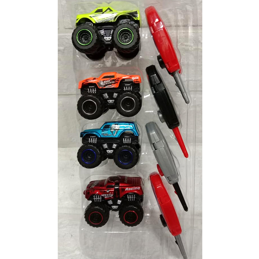 Hot Wheels Monster Trucks Inertia Powered Key Operated Die Cast - Madina Gift