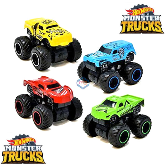 Hot Wheels Monster Trucks Inertia Powered Key Operated Die Cast - Madina Gift