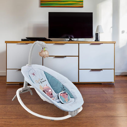 Hu-Baby Portable Baby Rocker Electric Bouncer & Swing Cradle with Remote Control - Madina Gift