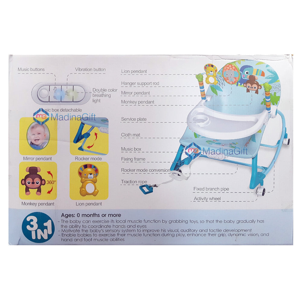 3in1 Multi-functional Baby Dining Plate Chair