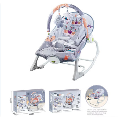 Hu-Baby Bouncer & Rocker With Music - Madina Gift