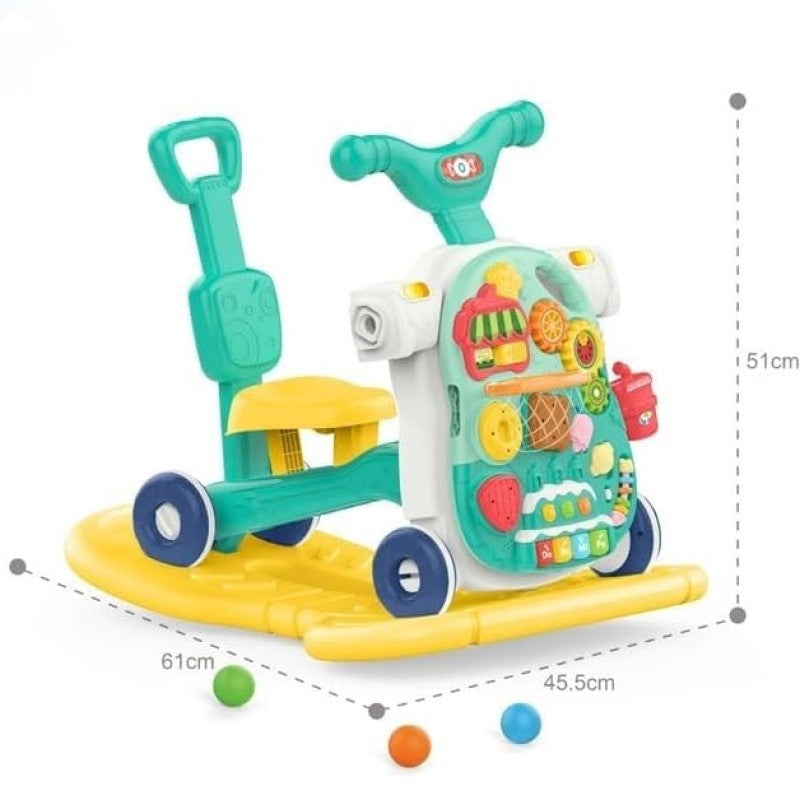 Huanger 5 in 1 Multifunction Baby Walker With Music Madina Gift