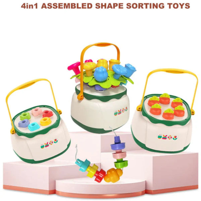 Huanger Flower Nails Bucket Educational Toy Online in Karachi Pakistan Madina Gift