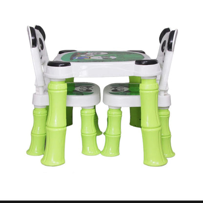 Kids Panda Table Chairs Set