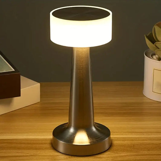 Rechargeable Touch Sensor LED Metal Lamp - Madina Gift
