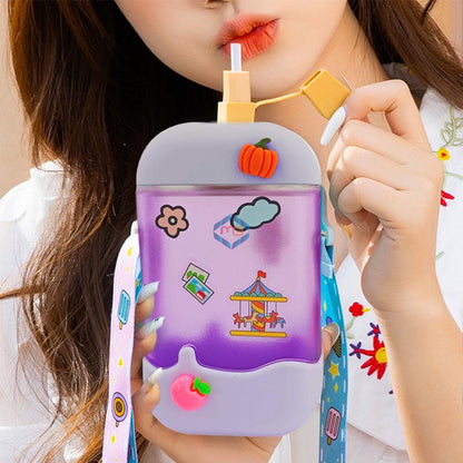 Cute Ice Cream Water Bottle - 400 ML - Madina Gift