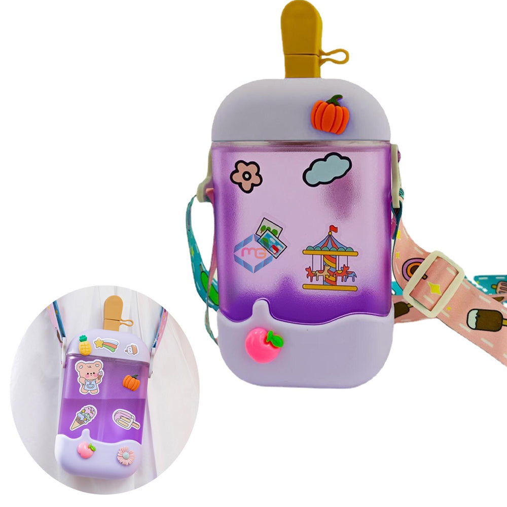 Cute Ice Cream Water Bottle - 400 ML - Madina Gift