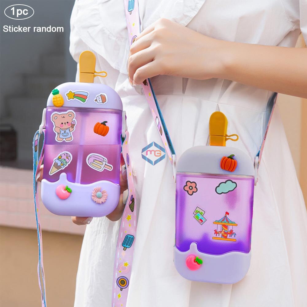 Cute Ice Cream Water Bottle - 400 ML - Madina Gift