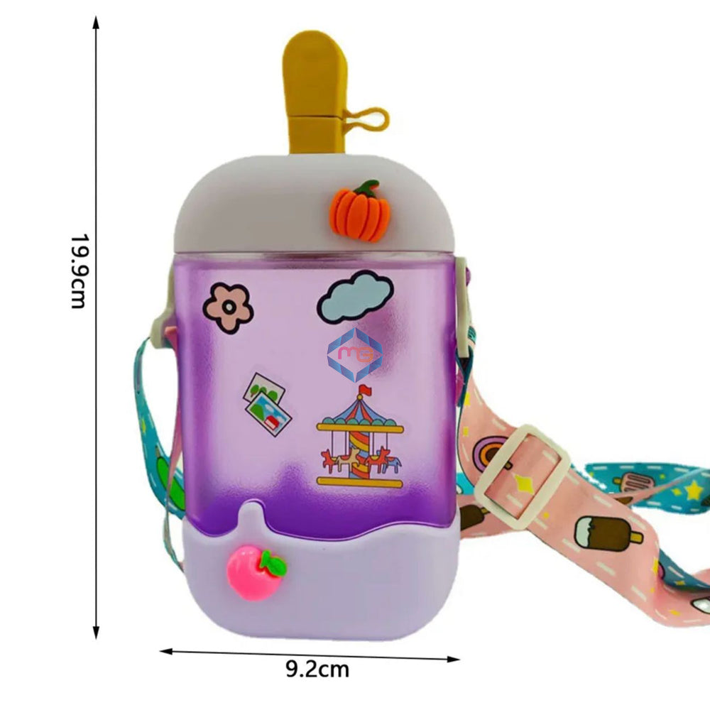 Cute Ice Cream Water Bottle - 400 ML - Madina Gift