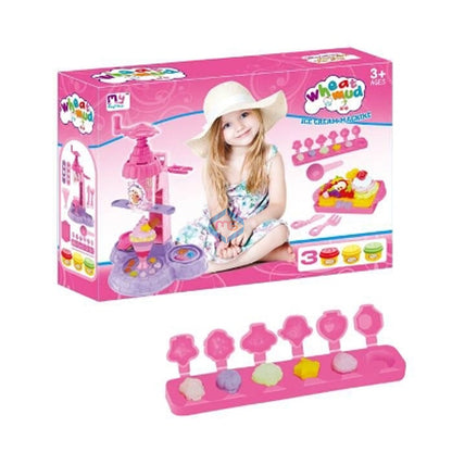 Colorful Ice Cream Machine Play Dough Set - 666-28 - Madina Gift