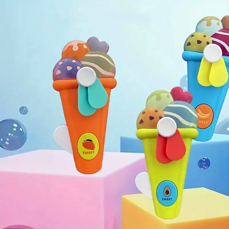 Ice Cream Handheld Fan For Summer Fun Madina Gift