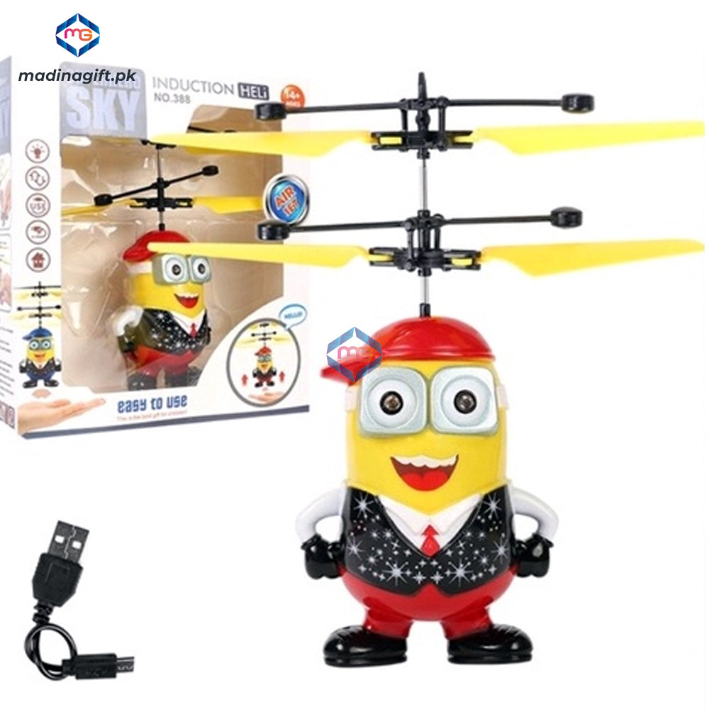 Induction Flying Minions Hand Sensor Infrared Toy - 388 -Madina Gift