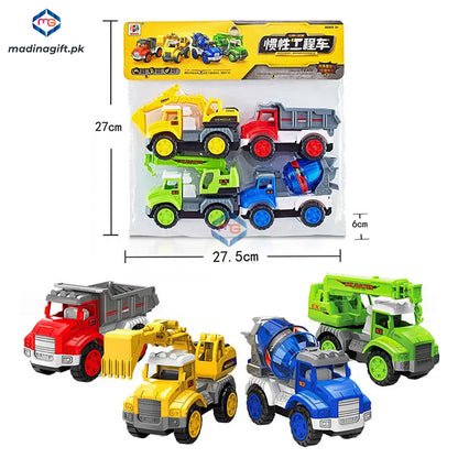 Inertial Engineering Trucks 4 Pcs Set - BJ650A - Madina Gift