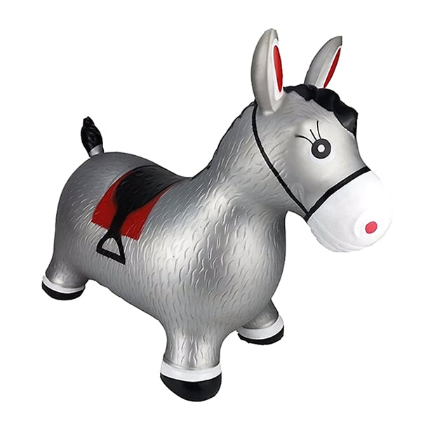 Bouncy Toy Horse Grey For Kids - Madina Gift - www.madinagift.pk