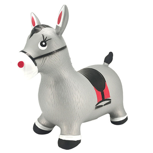 Bouncy Toy Horse Grey For Kids - Madina Gift - www.madinagift.pk