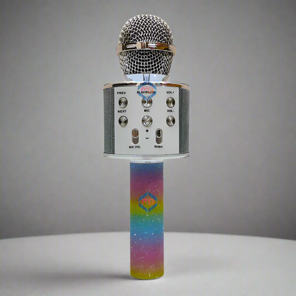 InnoVibe Wireless Karaoke Microphone with Speaker, Portable Handheld Microphone Bluetooth Speaker Madina Gift