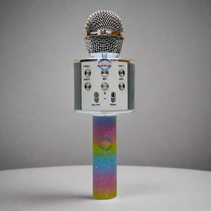 InnoVibe Wireless Karaoke Microphone with Speaker, Portable Handheld Microphone Bluetooth Speaker Madina Gift
