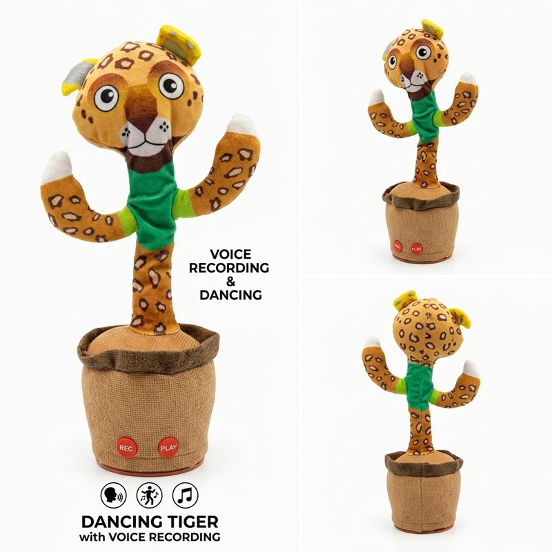 Interactive Dancing & Mimicking Tiger Plush Toy Online in Pakistan Madina Gift