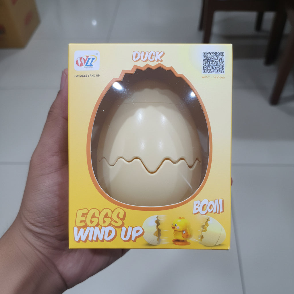 Interactive Wind-Up Hatching Egg Duck Toy 9988-196 9988-200 For Little Kids Online in Pakistan Madina Gift