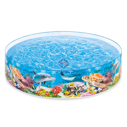 Intex Φ96″ Deep Blue Sea Snapset Pool - 58472NP - Madina Gift